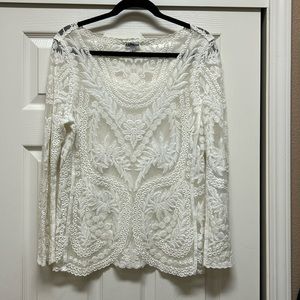 Lace top from Express